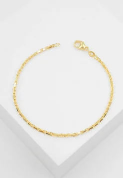 Bracelet Anker Gelbgold 750, 2mm, 19cm