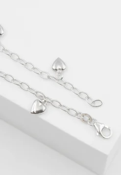 Bracelet Anker Herz Weissgold 750, 2.9mm, 16cm