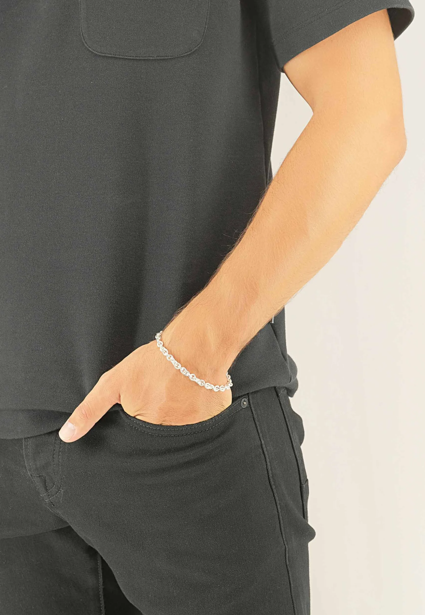 Bracelet Anker Silber 925, 5.7mm, 19cm