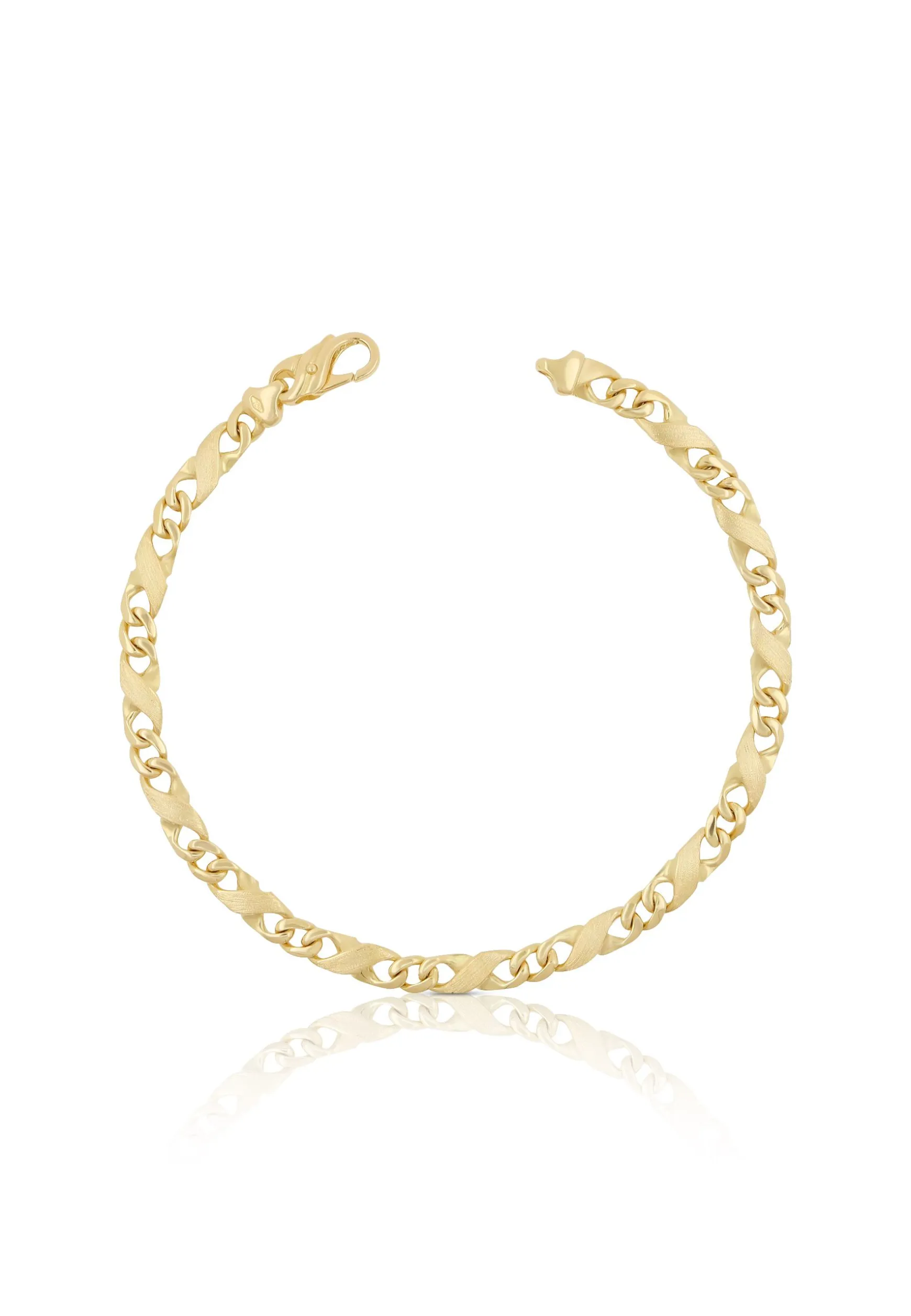 Bracelet Carrera Gelbgold 750, 22cm, 5mm
