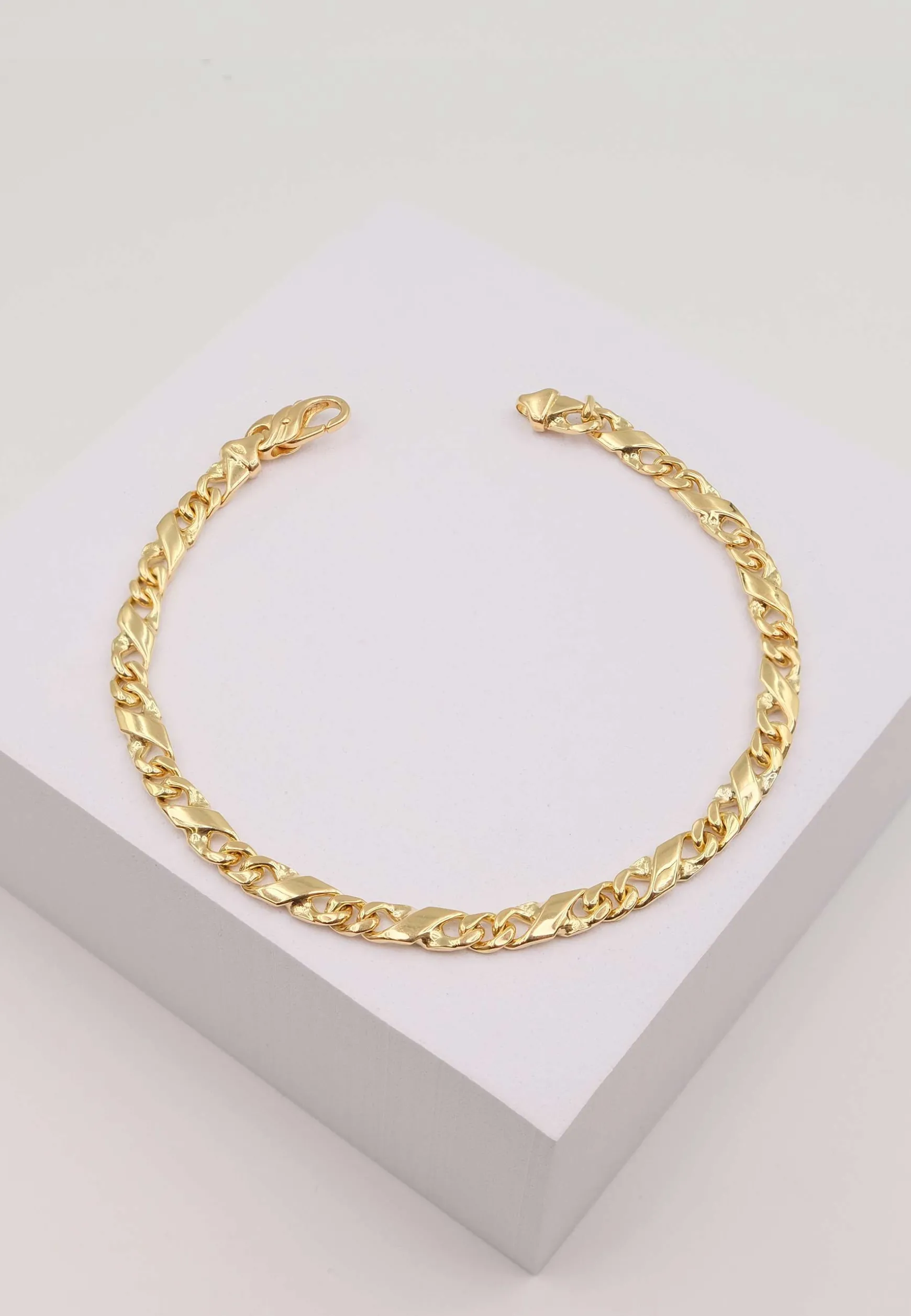 Bracelet Carrera Gelbgold 750, 22cm, 5mm