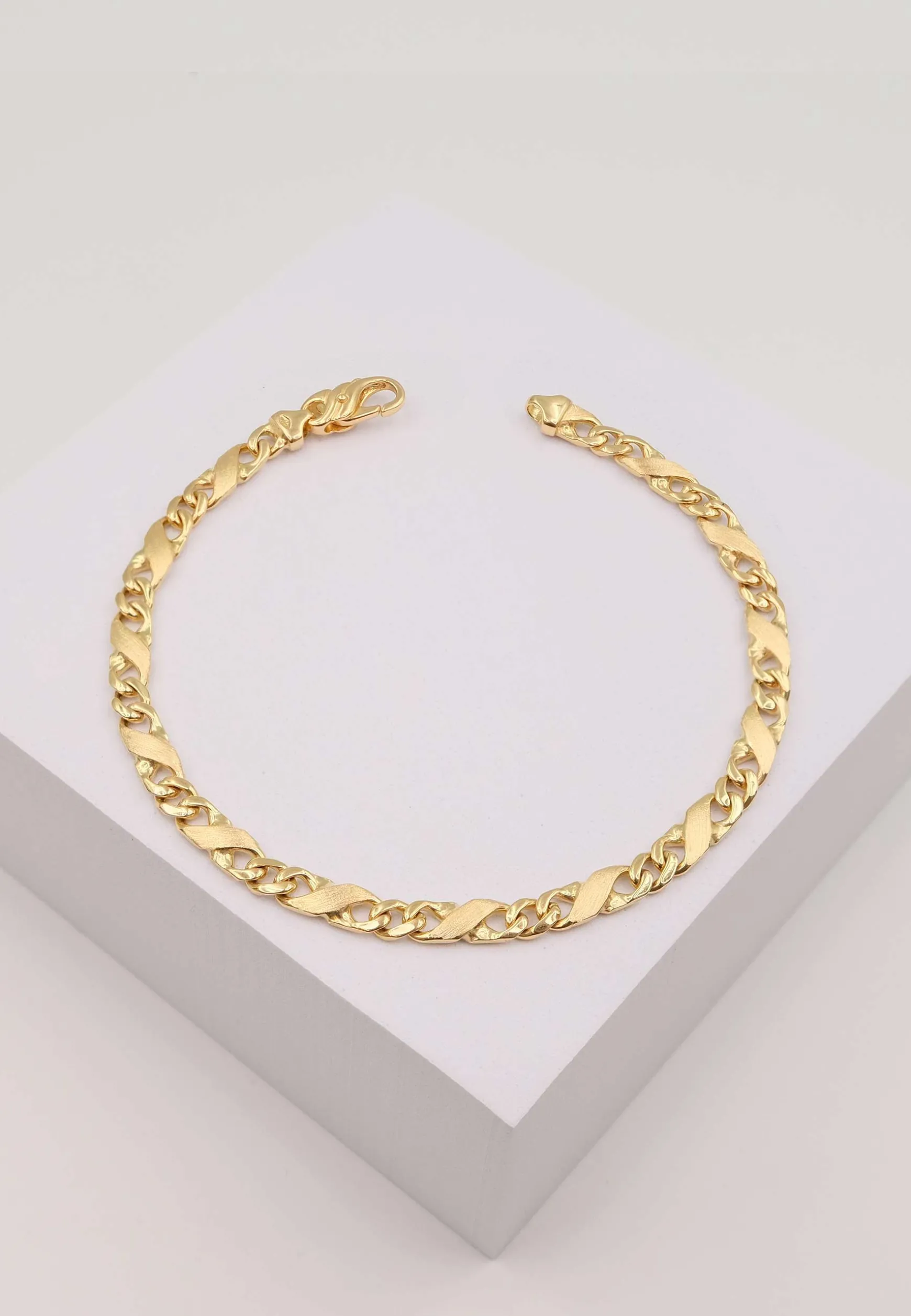 Bracelet Carrera Gelbgold 750, 22cm, 5mm