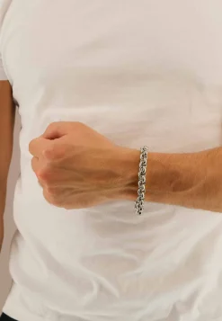 Bracelet Erbs Weissgold 750 20cm, 9.5mm