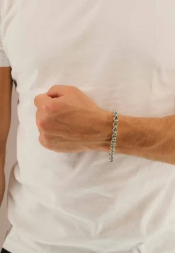 Bracelet Erbs Weissgold 750,20cm, 7.7mm