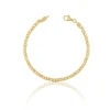 Bracelet 8er-Kette Gelbgold 750, 3.2mm, 19cm