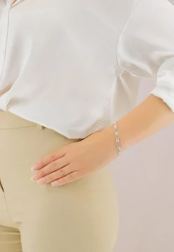 Bracelet 8er-Kette Silber 925, 4.9mm, 19cm