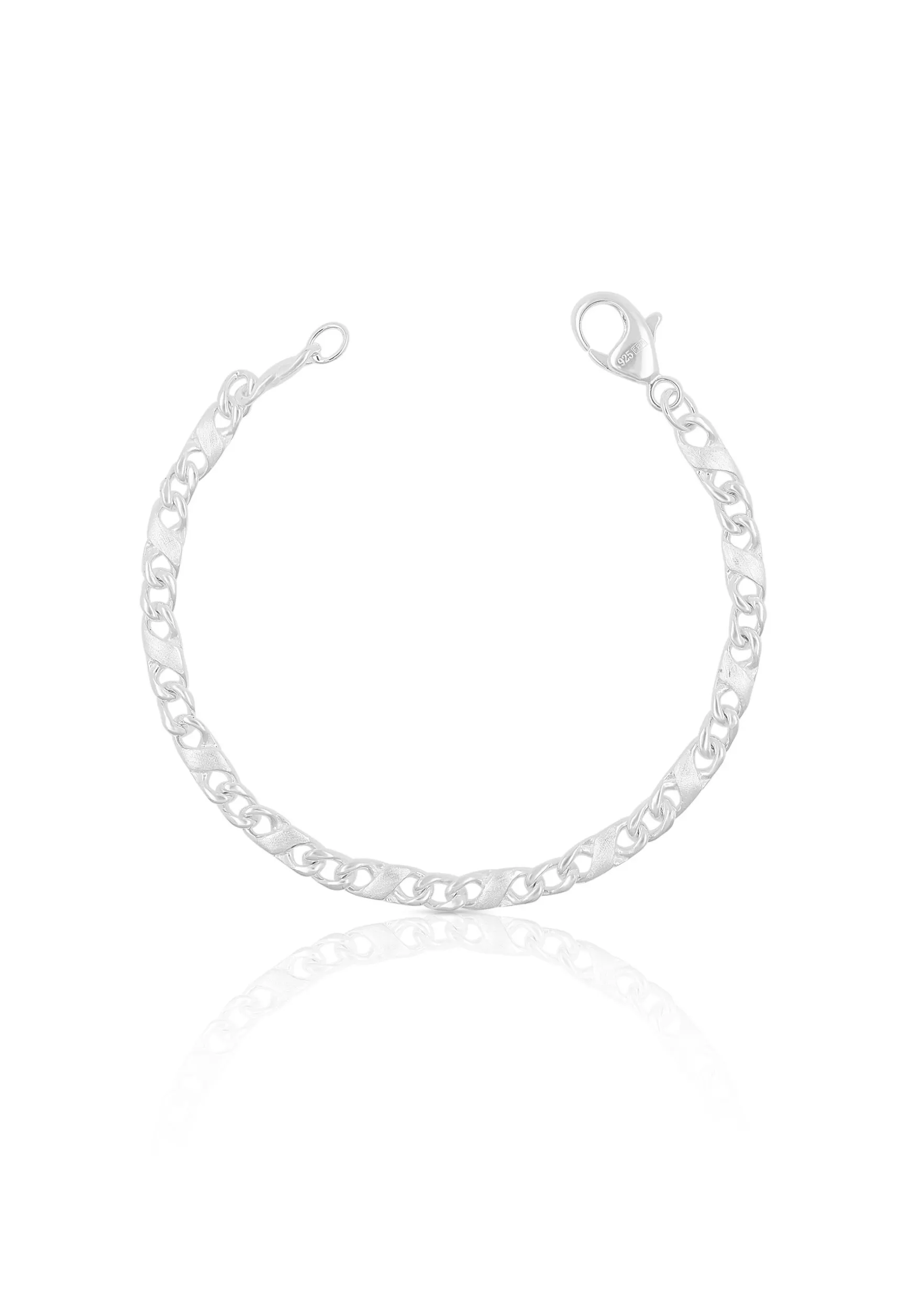 Bracelet 8er-Kette Silber 925, 4.9mm, 19cm