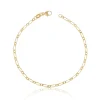 Bracelet Figaro Gelbgold 750,19cm, 2.3mm