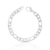 Bracelet Figaro Silber 925, 8.3mm, 21cm