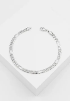 Bracelet Figaro Weissgold 750, 4.3mm, 19cm