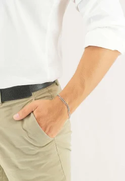 Bracelet Figaro Weissgold 750, 4.3mm, 19cm