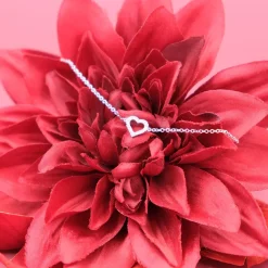 Bracelet Herz Weissgold 750 18 Brillanten 0.06ct. 19cm