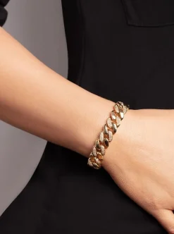 Bracelet 750/18K Gelbgold Diamant 2ct. 22 cm