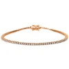 Bracelet 750/18K Rotgold Diamant 1.5ct. 17.5 cm