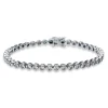 Bracelet 750/18K Weissgold Diamant 3.76ct. 17.8 cm