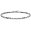 Bracelet 750/18K Weissgold Diamant 4.69ct. 18 cm