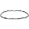 Bracelet 750/18K Weissgold Diamant 3ct. 18 cm