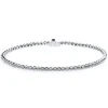 Bracelet 750/18K Weissgold Diamant 0.25ct. 18.5 cm