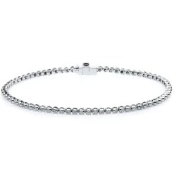 Bracelet 750/18K Weissgold Diamant 0.25ct. 18.5 cm