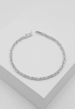 Bracelet Königskette klassisch Weissgold 750, 19cm, 2.5mm