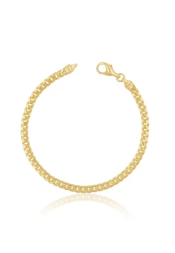 Bracelet Panzer Gelbgold 750, 5.2mm, 21cm