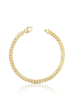 Bracelet Panzer Gelbgold 750, 22cm, 6mm