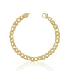 Bracelet Panzer Gelbgold 750, 6.5mm, 19cm