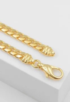 Bracelet Panzer Gelbgold 750, 5.2mm, 21cm