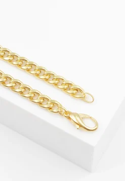 Bracelet Panzer Gelbgold 750, 6mm, 19cm