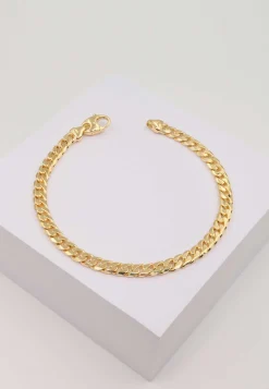 Bracelet Panzer Gelbgold 750, 22cm, 6mm