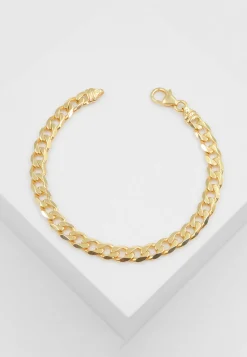 Bracelet Panzer Gelbgold 750, 6.5mm, 19cm