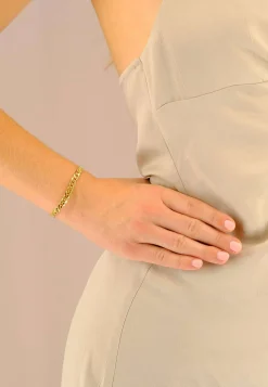 Bracelet Panzer Gelbgold 750, 22cm, 6mm