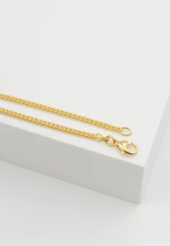 Bracelet Panzer rund Gelbgold 750, 2.7mm, 19cm