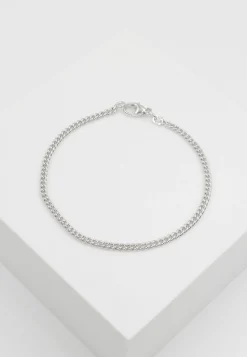 Bracelet Panzer rund Weissgold 750, 2.7mm, 19cm