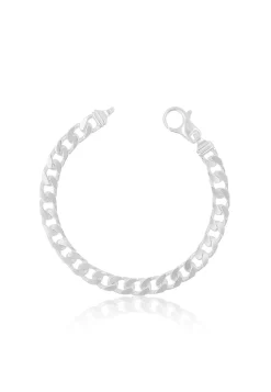 Bracelet Panzer Silber 925, 7mm, 19cm