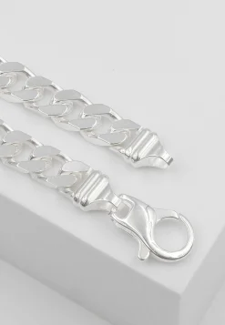 Bracelet Panzer Silber 925, 7mm, 19cm