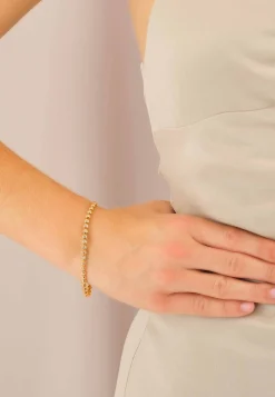 Bracelet Rotgold 750 Brillanten 1.53ct. 18cm Zargenfassung