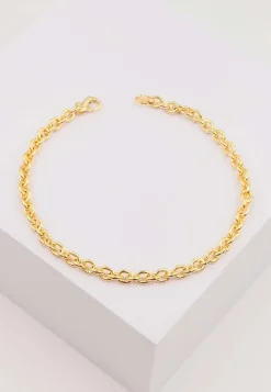 Bracelet Rundanker Gelbgold 375, 19cm, 4mm