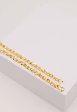 Bracelet Rundanker Gelbgold 375, 19cm, 4mm