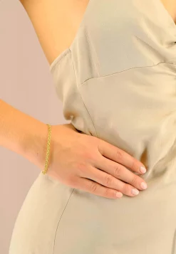 Bracelet Rundanker Gelbgold 375, 19cm, 4mm