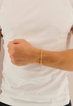 Bracelet Rundanker Gelbgold 375, 19cm, 4mm