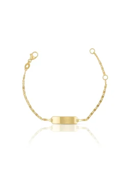 Bracelet Schneckenpanzer Gelbgold 750, 1.7mm, 14cm