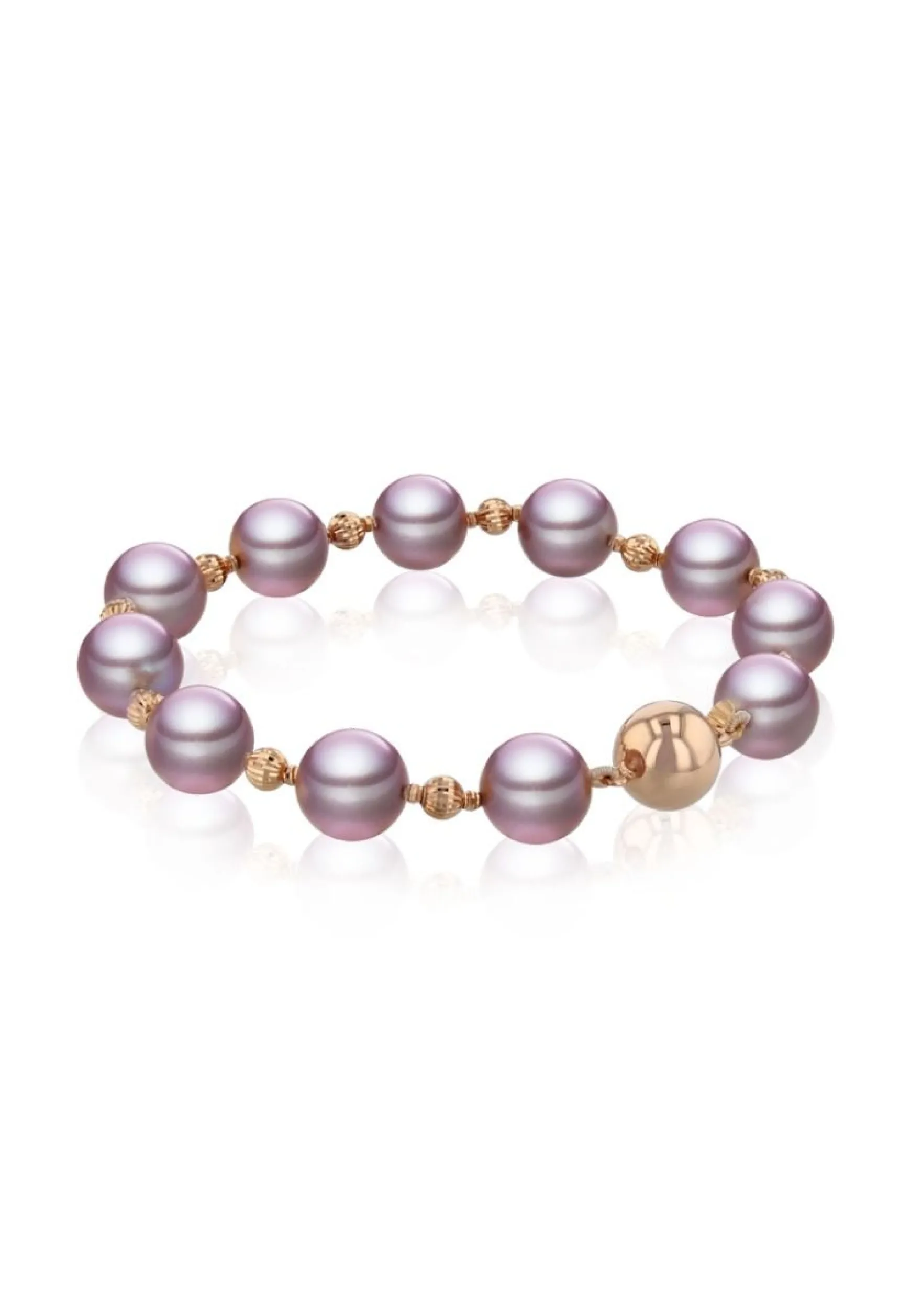 Bracelet Süsswasser Ming Perle 9-10mm