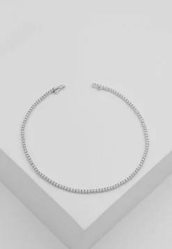 Bracelet Weissgold 750 Brillanten 0.59ct. 17cm 4-Griff-Fassung