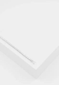 Bracelet Weissgold 750 Brillanten 2.22ct. 18cm 4-Griff-Fassung