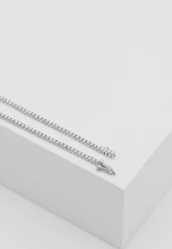 Bracelet Weissgold 750 Brillanten 0.59ct. 17cm 4-Griff-Fassung