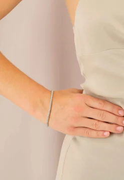 Bracelet Weissgold 750 Brillanten 2.22ct. 18cm 4-Griff-Fassung