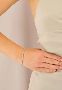 Bracelet Weissgold 750 Brillanten 0.82ct. 17cm Zargenfassung