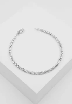 Bracelet Zopf Weissgold 750, 19cm, 3.3mm