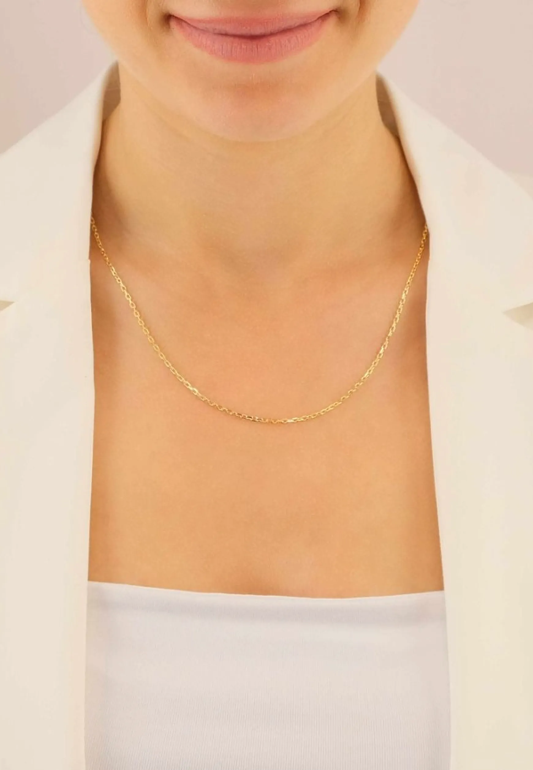 Collier Anker Gelbgold 750, 1.7mm, 40cm
